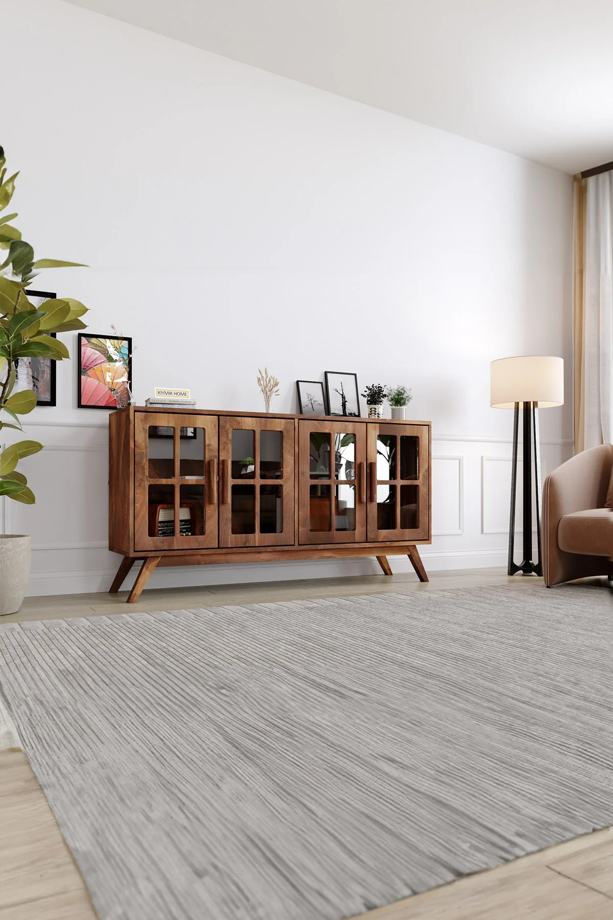 Piyan Konsol – %100 Gerçek Ağaç, Uzun Ömürlü Kullanım, Kişiye Özel Üretim - Ceviz Ağacı masif doğal ahşap ürün görseli