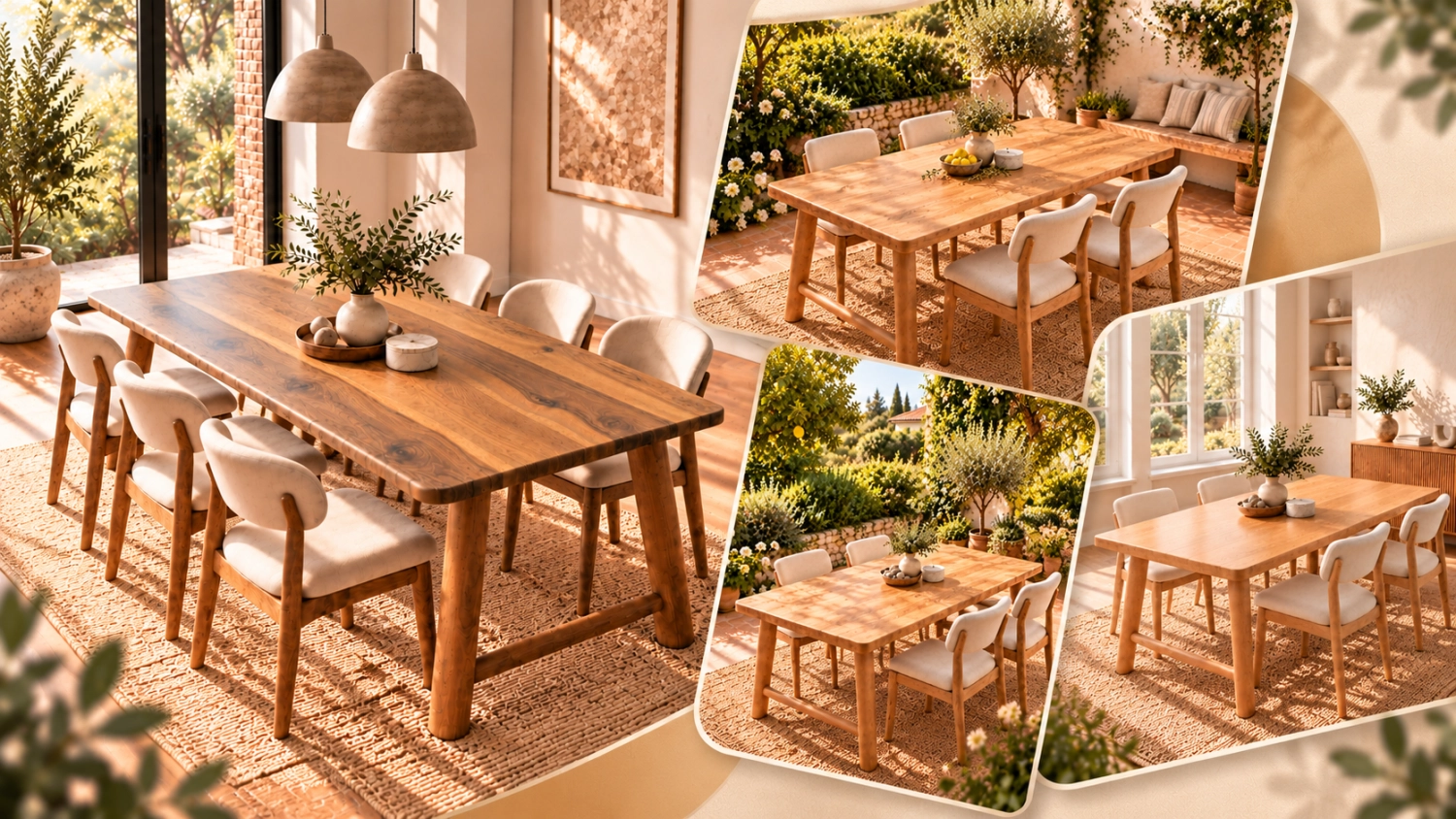 Doğal Masif Masa Modelleri - Kıymık Home