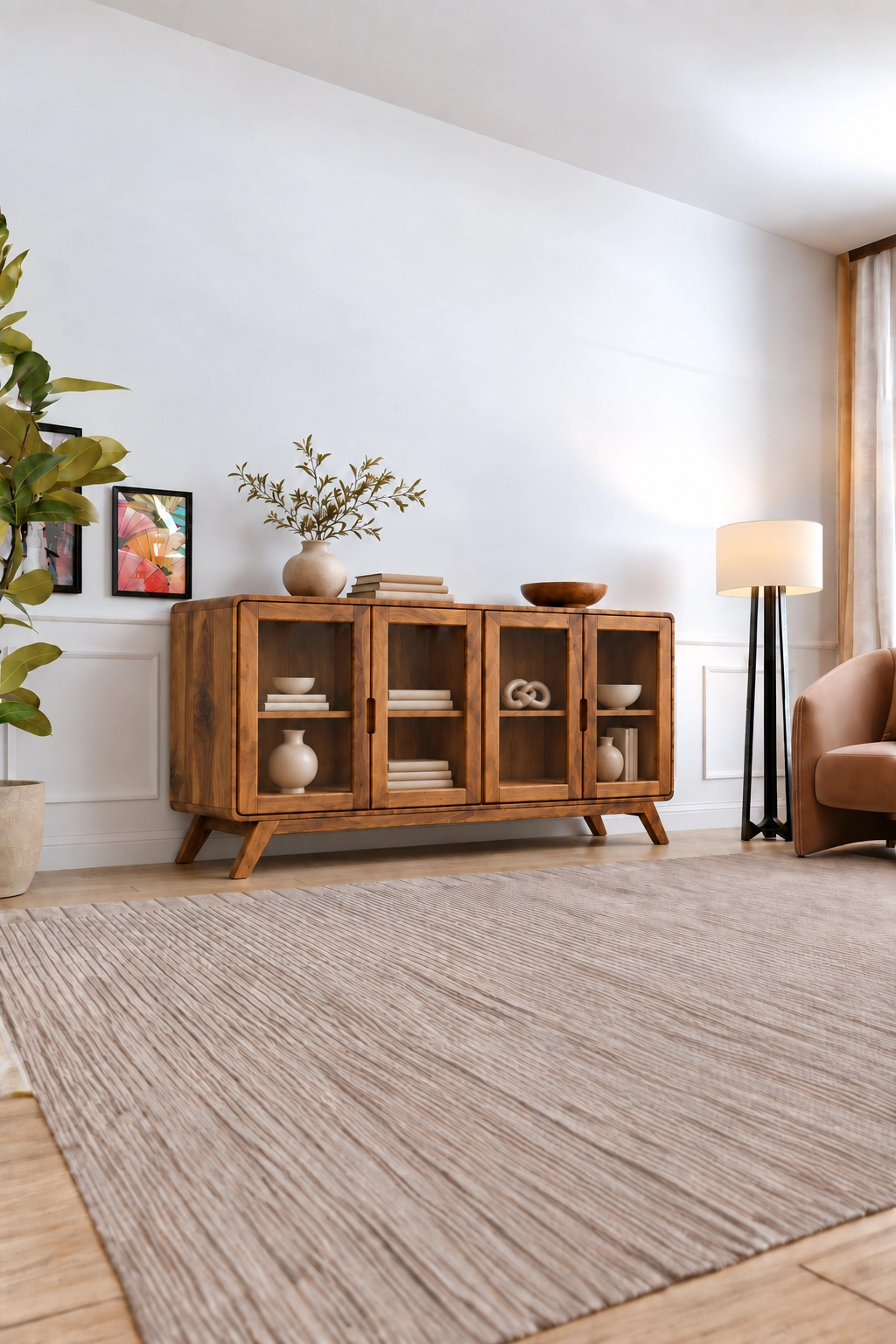Zinya Konsol – %100 Gerçek Ağaç, Uzun Ömürlü Kullanım, Kişiye Özel Üretim - Ceviz Ağacı masif doğal ahşap ürün görseli