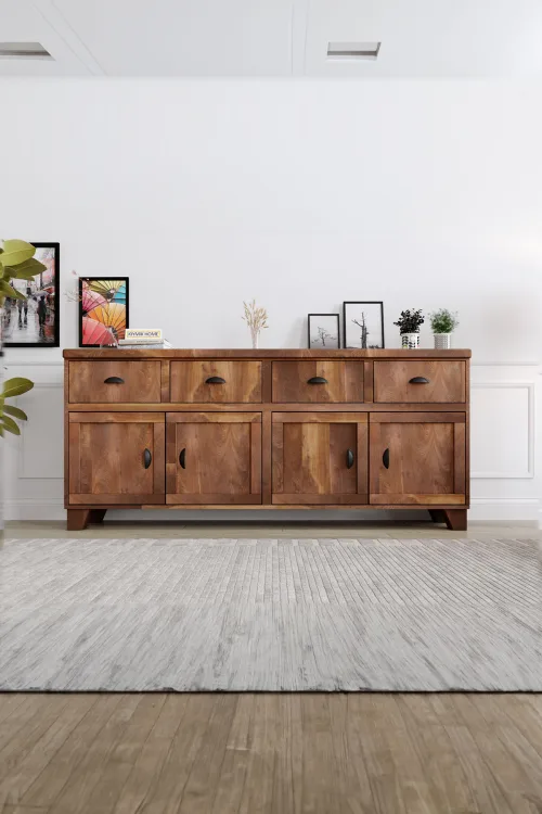 Lavanta Konsol – %100 Gerçek Ağaç, Uzun Ömürlü Kullanım, Kişiye Özel Üretim - Ceviz Ağacı detay görseli